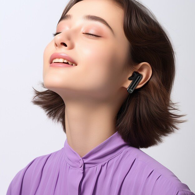 Belaidės ausinės Acefast W2 ANC juodos 6