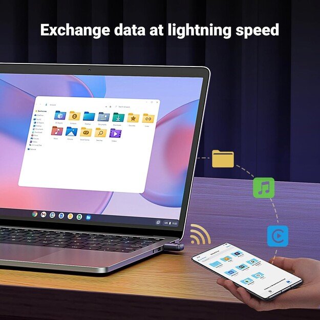 Bluetooth adapteris Ugreen CM748 Bluetooth 5.4 (35058) juodas 1