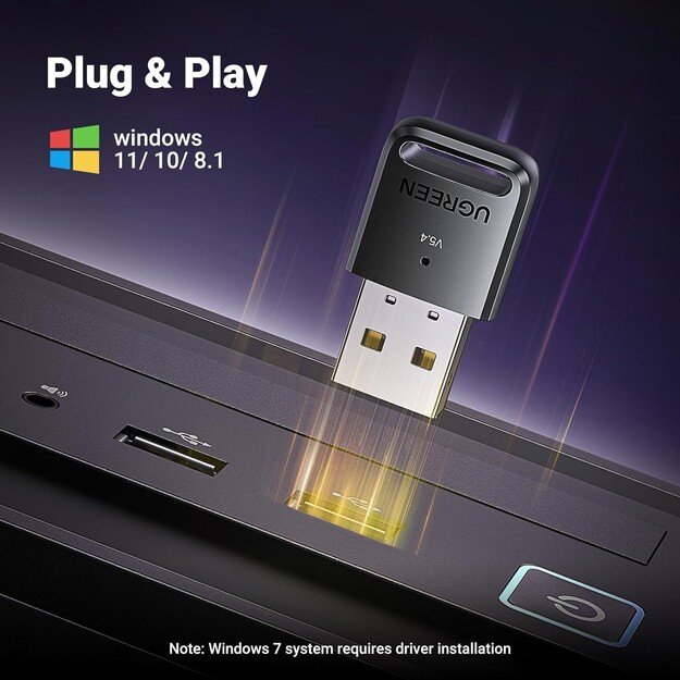 Bluetooth adapteris Ugreen CM748 Bluetooth 5.4 (35058) juodas 3