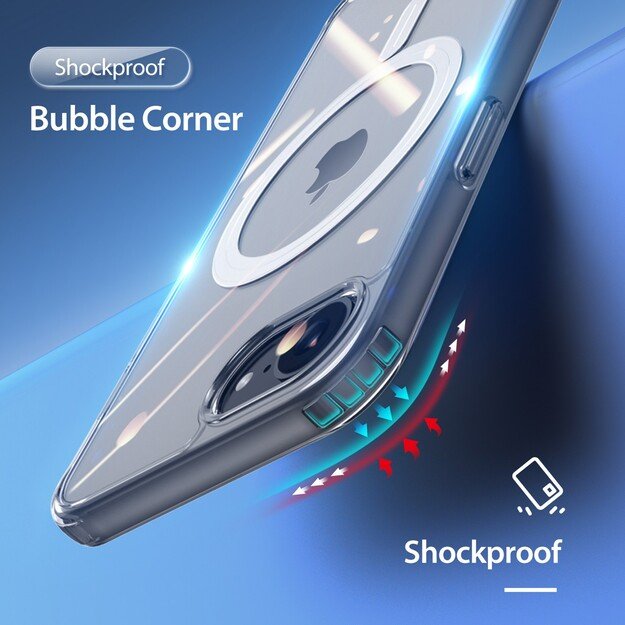 Dėklas Dux Ducis Clin Magsafe Apple iPhone 16e skaidrus 3