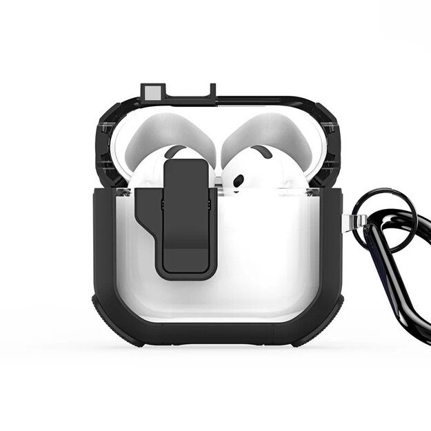 Dėklas Dux Ducis PECN Apple AirPods 4 juodas 1