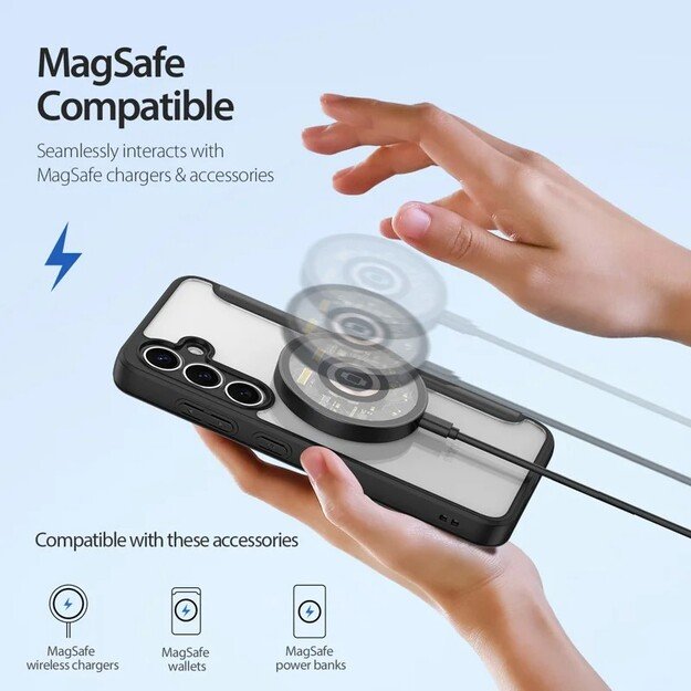 Dėklas Dux Ducis Skin X Pro skirtas Samsung S931 S25 juodas 2