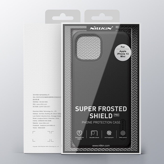 Dėklas Nillkin Super Frosted Shield Xiaomi Redmi Note 12 5G/Poco X5 5G juodas 3