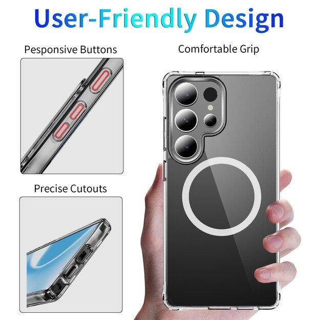 Dėklas Perfectionists Clear Mag Case Samsung S936 S25 Plus skaidrus 2