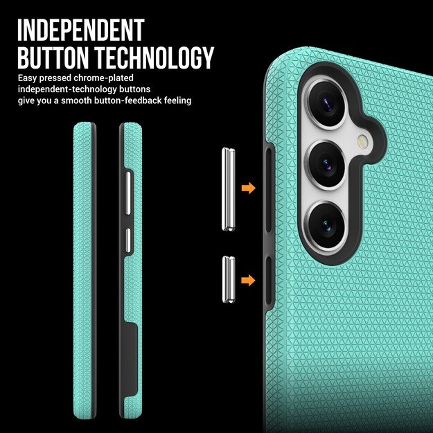 Dėklas Perfectionists Triangle Case Samsung G991 S21 5G žalias 4