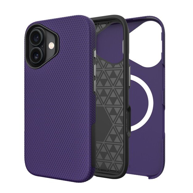 Dėklas Perfectionists Triangle Mag Case Apple iPhone 11 violetinis