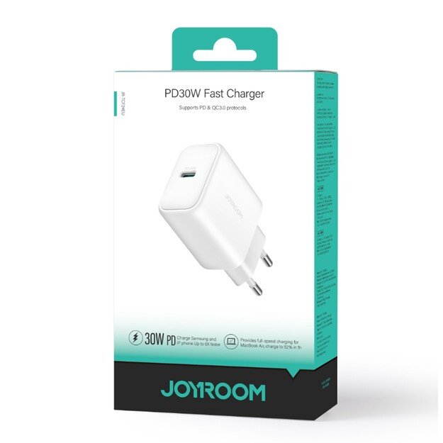 Įkroviklis Joyroom JR-TCF24 30W USB-C baltas 5
