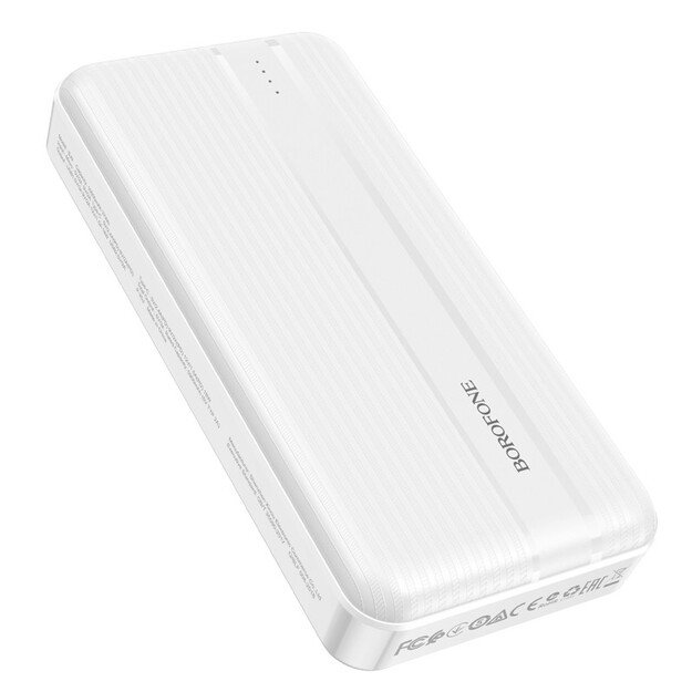 I&scaron;orinė baterija Power Bank Borofone BJ9A Type-C PD+Quick Charge 3.0 (3A) 20000mAh balta 1