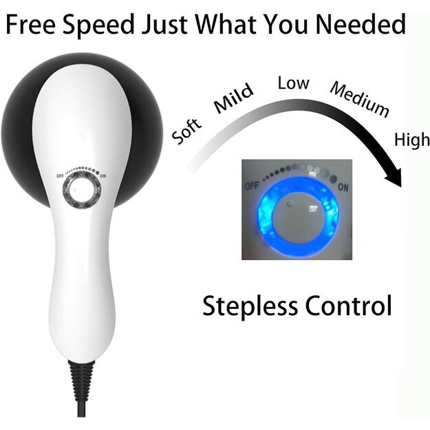 Kūno masažuoklis 664PL baltas 2