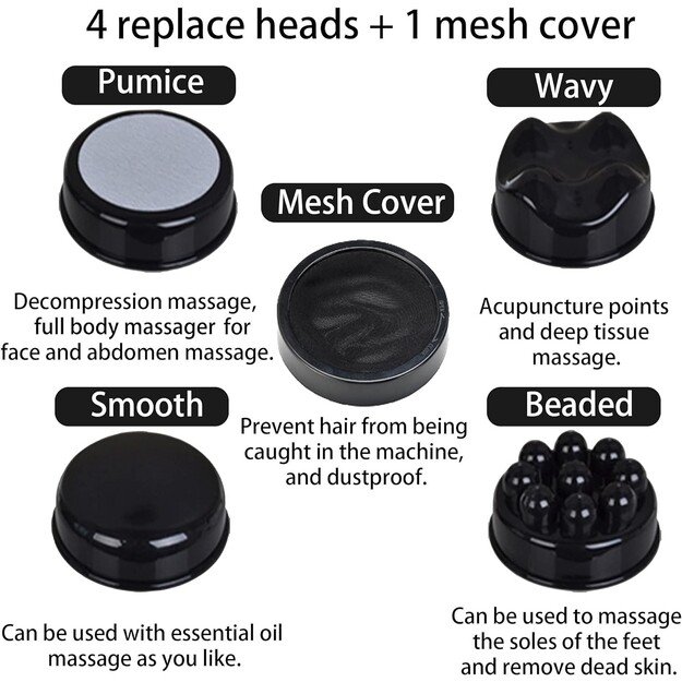 Kūno masažuoklis 664PL baltas 3