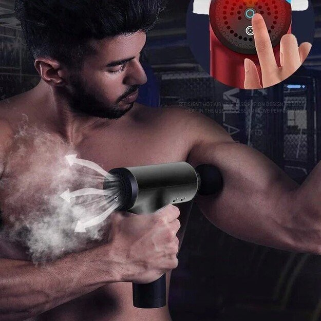 Masažinis pistoletas Reach MMT008 juodas 4