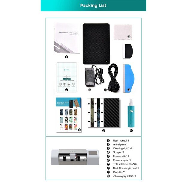 Plėvelių karpymo mechanizmas Devia Intelligent Film Cutting Machine V2 (be ekrano) PT003 5