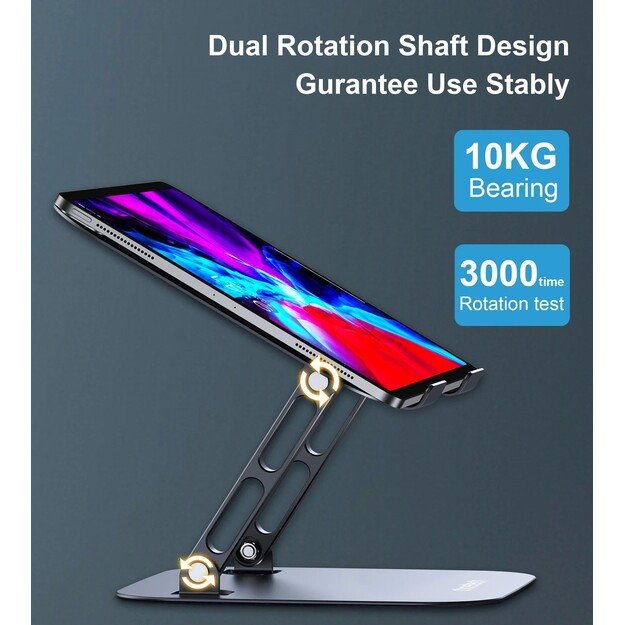 Stovas ne&scaron;iojamam kompiuteriui Choetech H061 pilkas 4