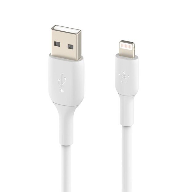 USB kabelis Belkin Boost Charge USB-A to Lightning 2.0m baltas 1