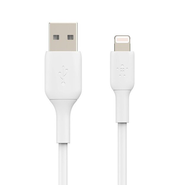 USB kabelis Belkin Boost Charge USB-A to Lightning 2.0m baltas 2