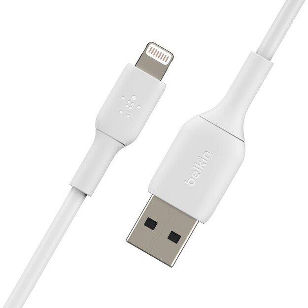 USB kabelis Belkin Boost Charge USB-A to Lightning 2.0m baltas 3