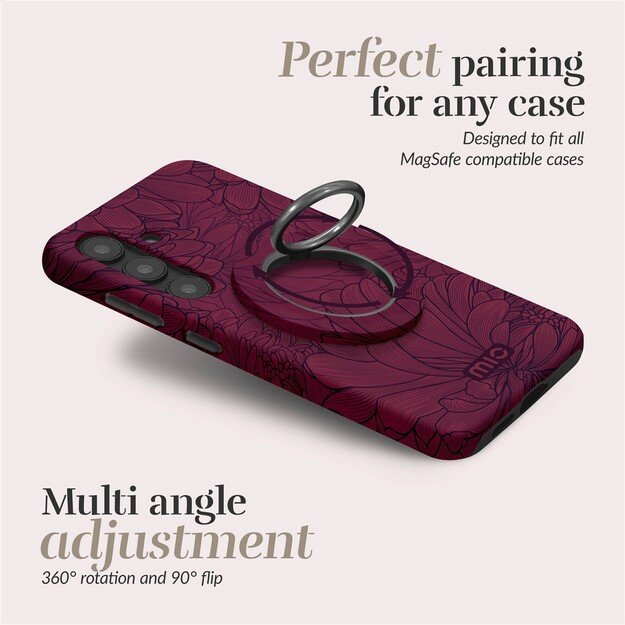 MIO Berry Blooms Magsafe Case Compatible Ring Holder 1