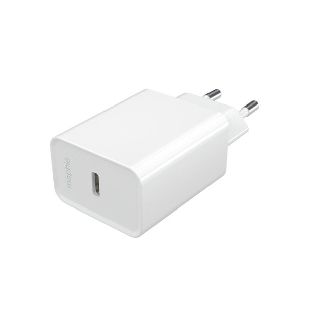 mophie Essentials Power Adapter USB-C 20W PD EU White
