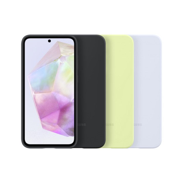 PA356TBEGWW Silicone case for Samsung Galaxy A35 Black 5