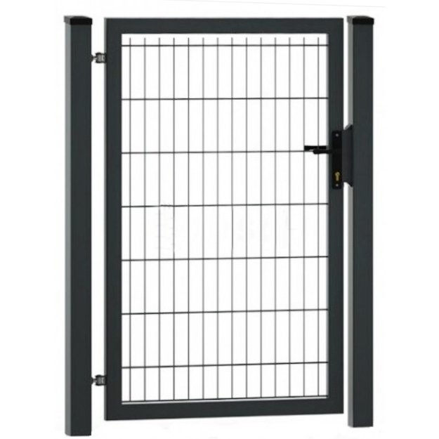 Varteliai su dviem stulpais 1030x1000mm (Ral7016)