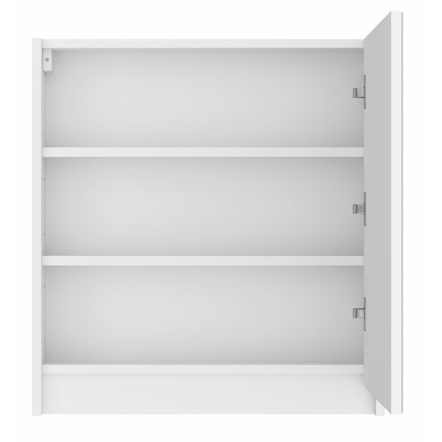 Spintelė Ester su veidrodžiu ESMC-70 balta pakabinama 3