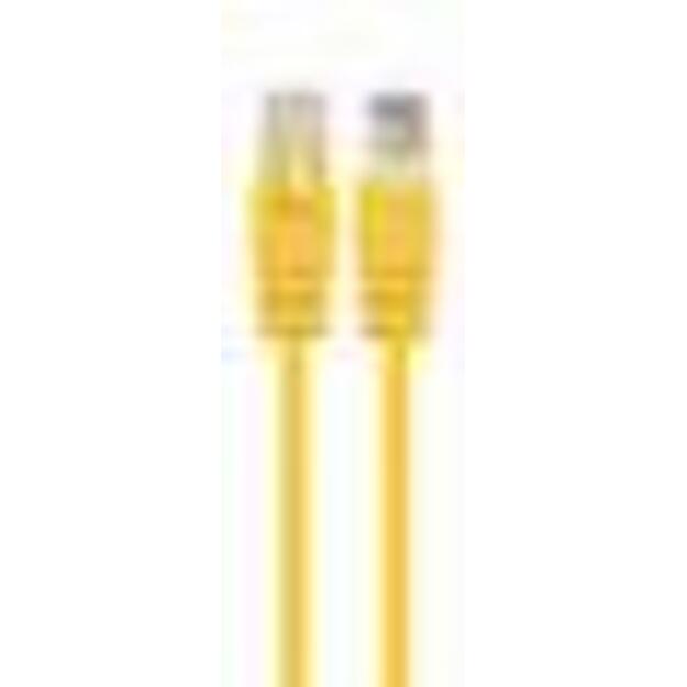PATCH CABLE CAT5E UTP 5M/YELLOW PP12-5M/Y GEMBIRD 1
