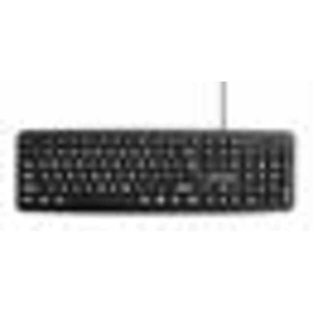 KEYBOARD STANDART USB ENG BIG/LETT. BLACK KB-US-103 GEMBIRD 1