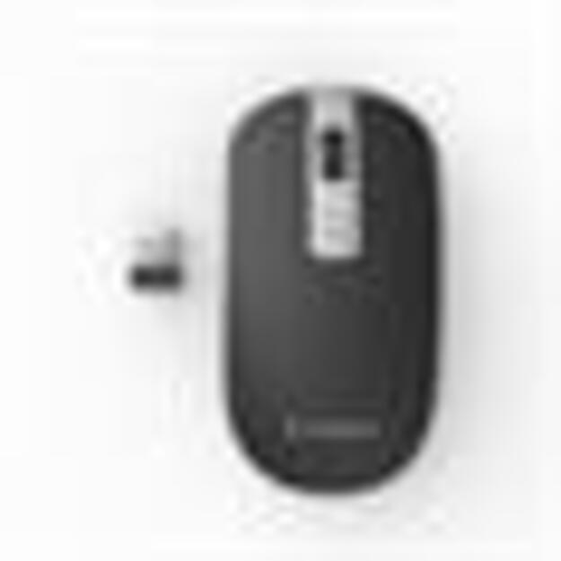 MOUSE USB OPTICAL WRL BLACK/SILVER MUSW-4B-06-BS GEMBIRD 1