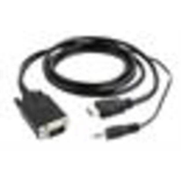 CABLE HDMI-VGA +3.5MM/1.8M A-HDMI-VGA-03-6 GEMBIRD 1