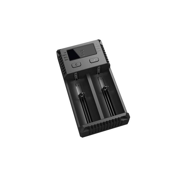 BATTERY CHARGER 2-SLOT/INTELLICHARGER NEW I2 NITECORE