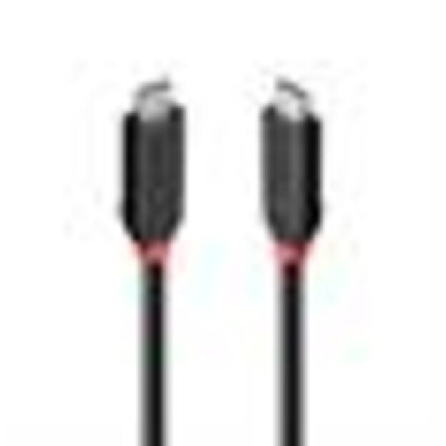 CABLE USB4 240W TYPE C 1M/BLACK LINE 37001 LINDY 1