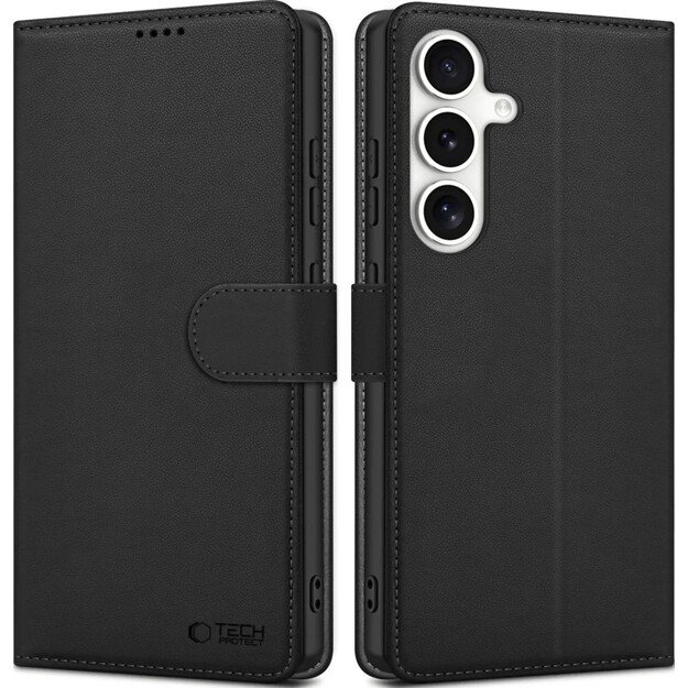 Dėklas Tech-Protect Wallet Samsung S731 S25 FE juodas