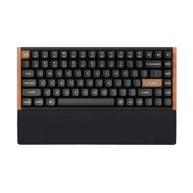 Keychron Silicone Palm Rest PR43 75% (317 x 79.5 x 18 mm) Atrama Riešui