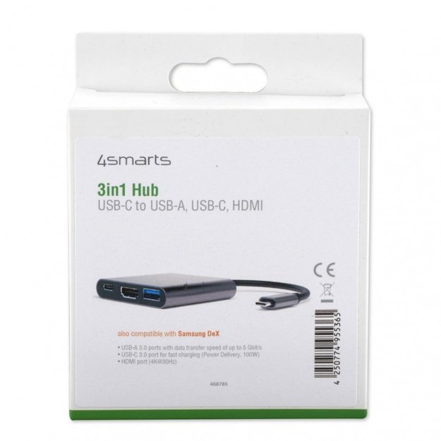 3in1 Hub with DeX Function, grey 2