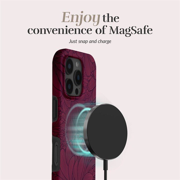 MIO Berry Blooms Magsafe Case Compatible for iPhone 15 Pro 1