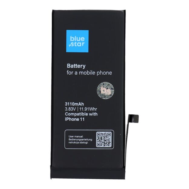 Battery for iPhone 11 3110 mAh Blue Star HQ