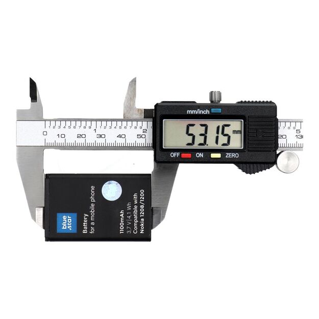 Battery for Nokia 1208 / 1200 / C1 / 1616 / 1800 1100 mAh Blue Star 3