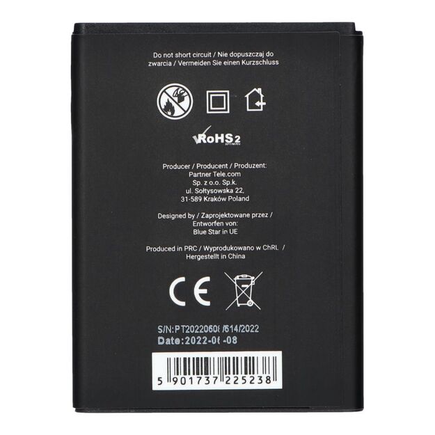 Battery for Samsung Galaxy Mini 2 S6500 / Galaxy Young S6310 / Galaxy Ace Plus S7500 1550 mAh Blue Star Premium 1