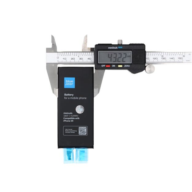 Battery without BMS for iPhone XR 2942 mAh Blue Star HQ 4