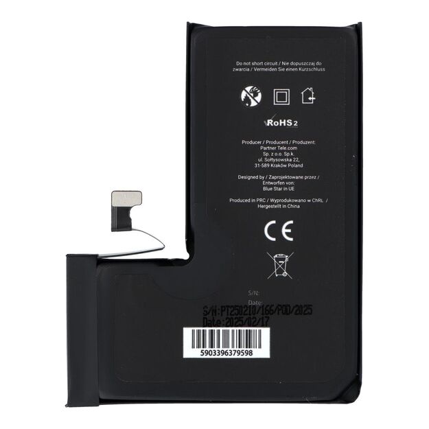 Battery for iPhone 15 PRO 3274 mAh Blue Star HQ 1