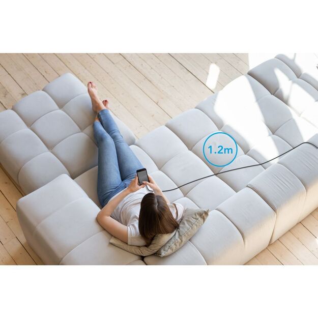 VEGER cable Type C to Lightning PD 3A 27W CL01 1,2 m black 1