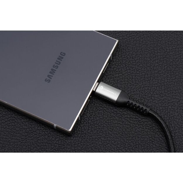 Cable USB C to Lightning Forcell F-Energy PD 3A 27W Cafule 2 m C259 black 18