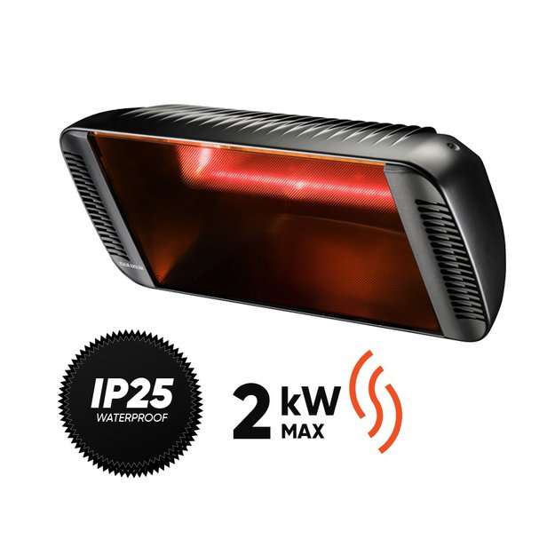 Halogeninis infraraudonųjų spindulių &scaron;ildytuvas Heliosa 66 Black