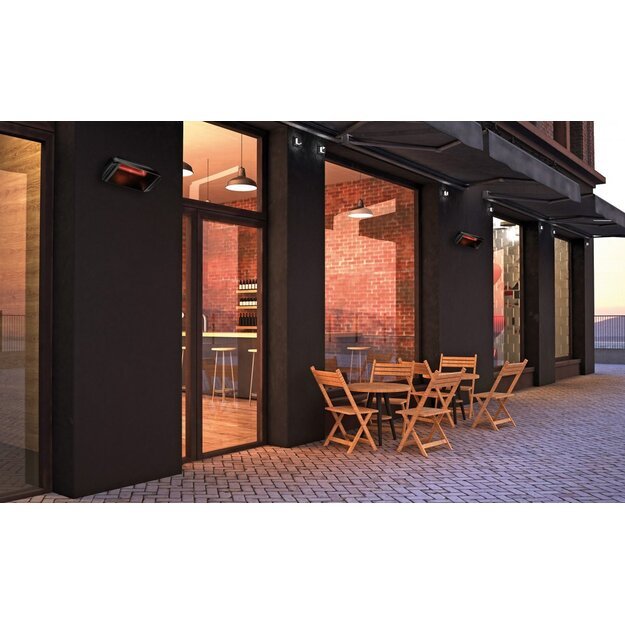 Halogeninis infraraudonųjų spindulių &scaron;ildytuvas Heliosa 66 Black 5