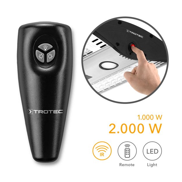 Halogeninis infraraudonųjų spindulių &scaron;ildytuvas Trotec IR 2000 C 7