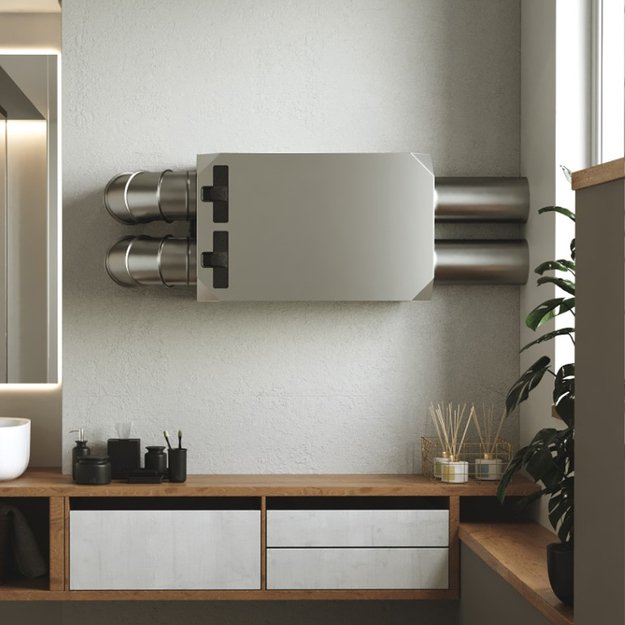 Entalpinis rekuperatorius su pa&scaron;ildytuvu Notus HV, 375 m&sup3;/h 2