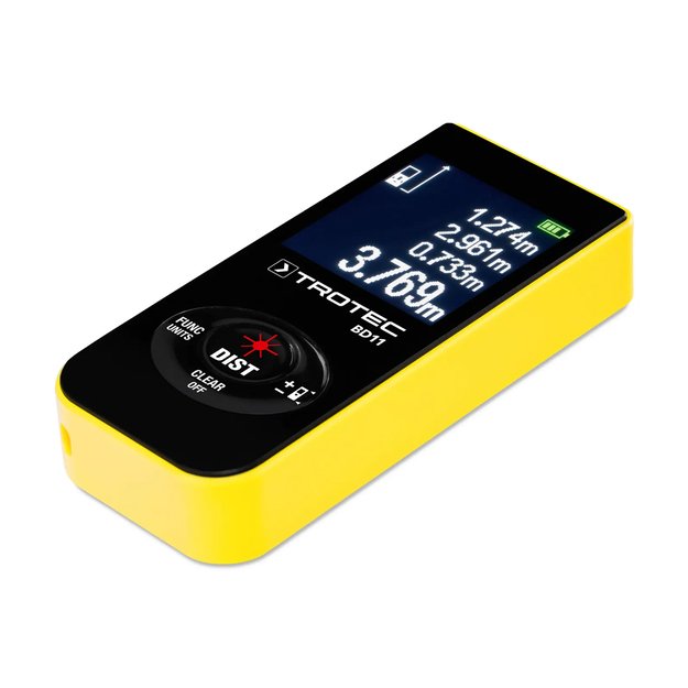 Skaitmeninis lazerinis atstumų matuoklis Trotec BD11 3