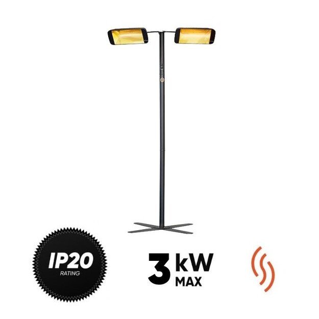 Halogeninis infraraudonųjų spindulių &scaron;ildytuvas Varma Tower