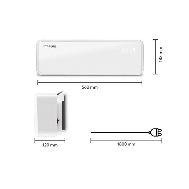 Sieninis elektrinis &scaron;ildytuvas Trotec TFC-W 28 E 5