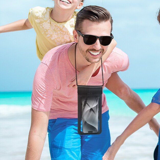 Atsparus vandeniui dėklas Hoco HX53 juodas 4